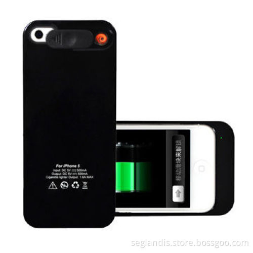 Emergency Battery Pack for iPhone 5, with Cigarette Lighter, 2-in-1